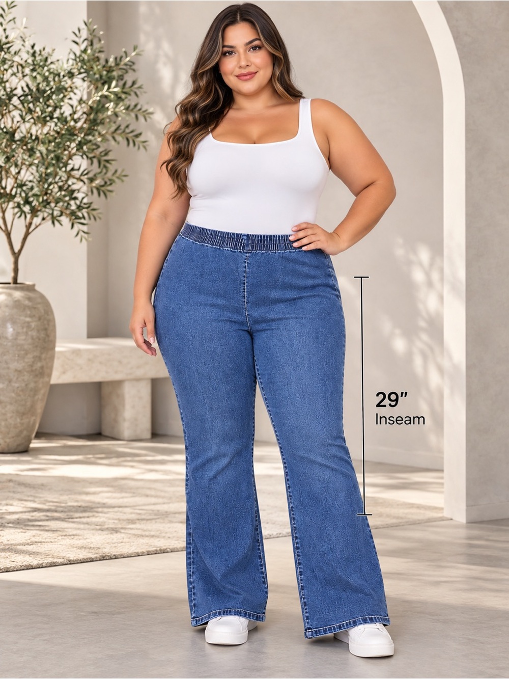 Stretch Two My Size Women's Stretch Denim Jeans - 22W 24W